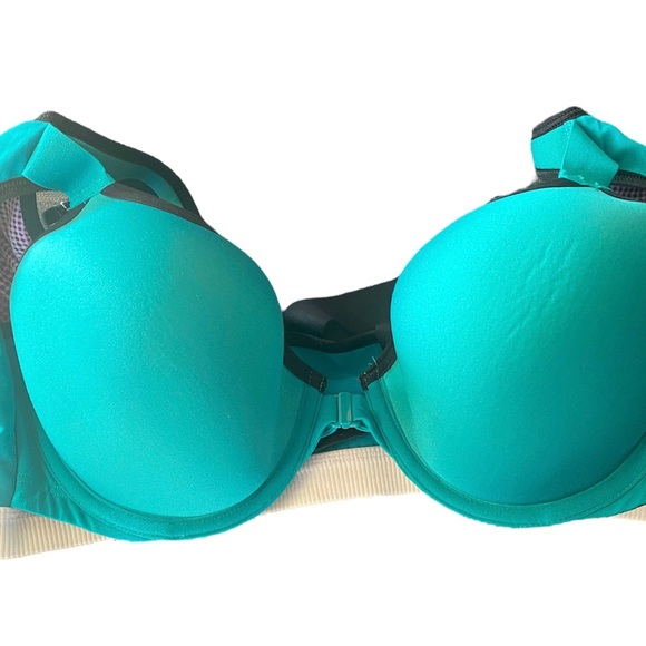 VSX Victoria Secret Front Close Racerback Sport Bra with Mesh Overlay - 38C - Picture 6 of 6